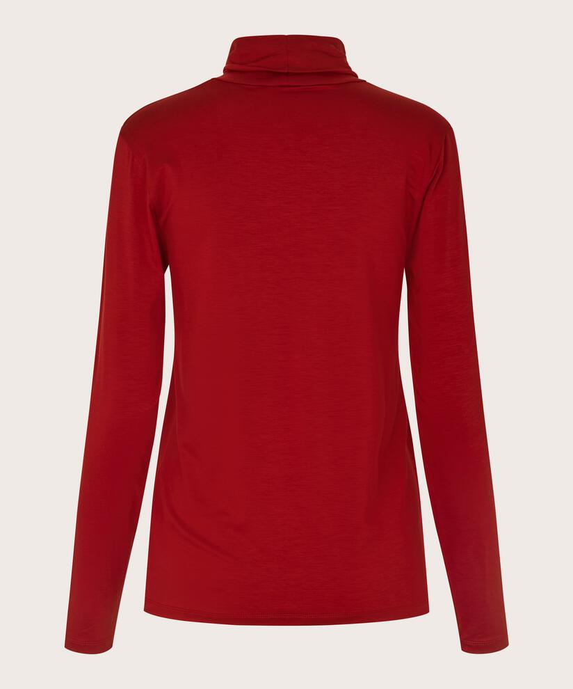 Brooklyn JERSEY Topp, Red Dahlia
