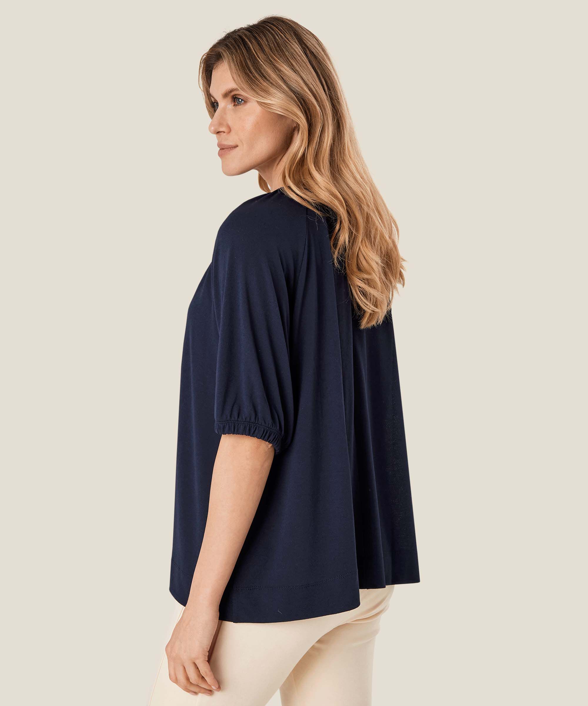 Basma JERSEY Topp, Navy