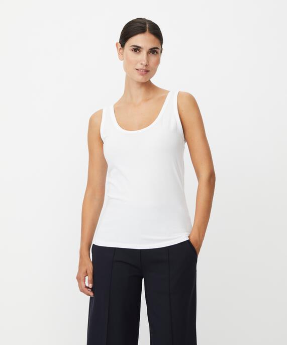 Elviora JERSEY Topp, White