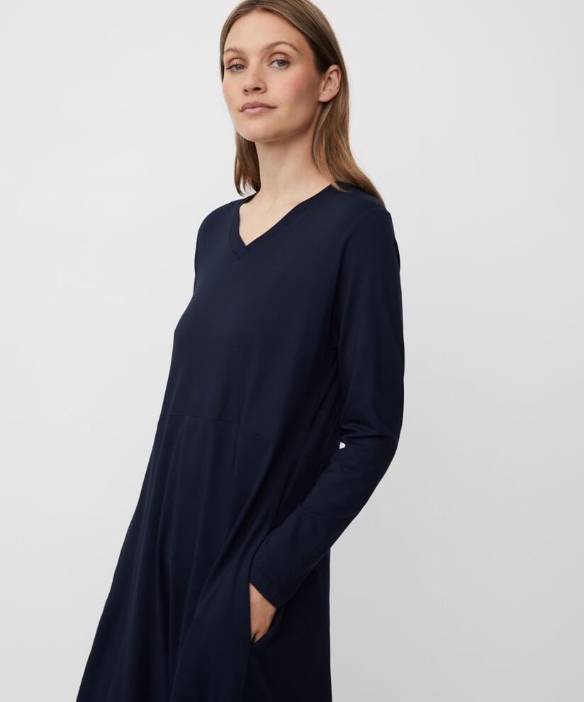 Natsuko JERSEY Klänning, Navy