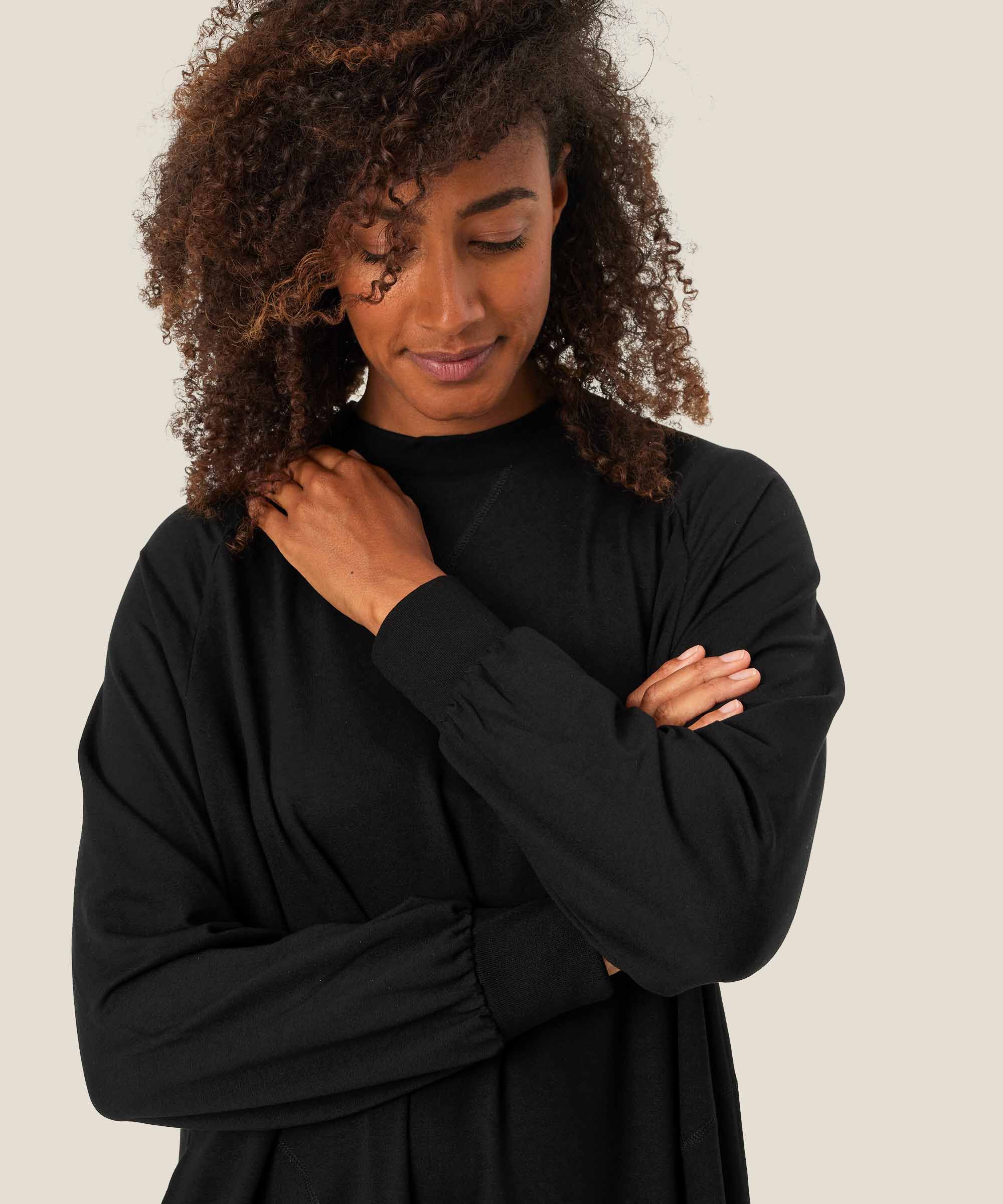 Ninen JERSEY Klänning, Black