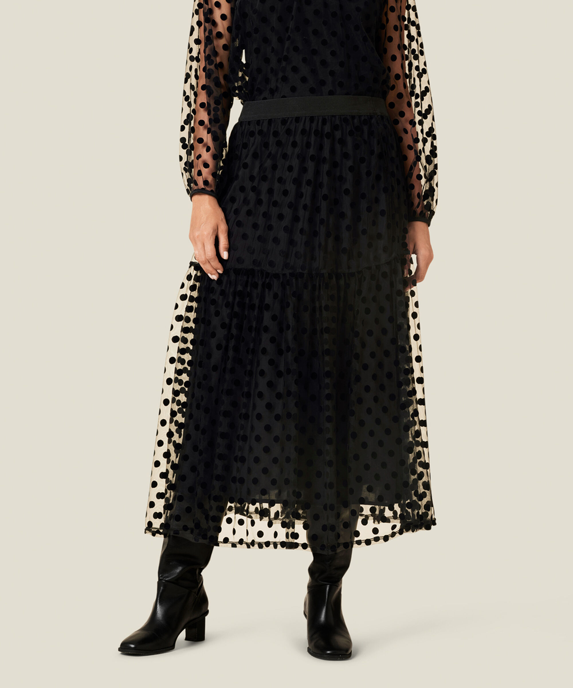 SIENNA KJOL, Black