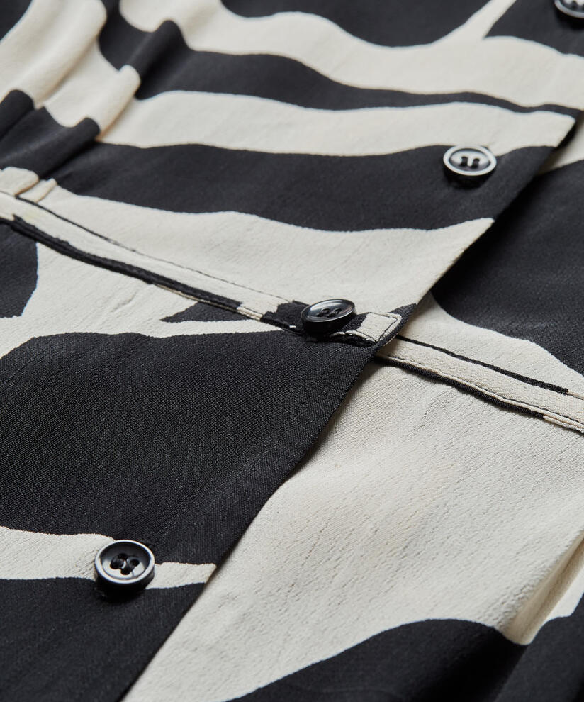 NINI SKJORTKLÄNNING, Black