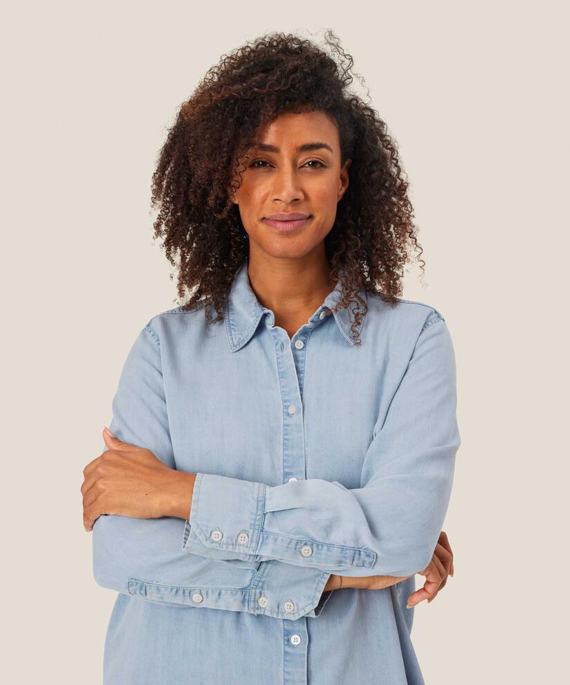 Ishana Denim Skjorta, Light Denim