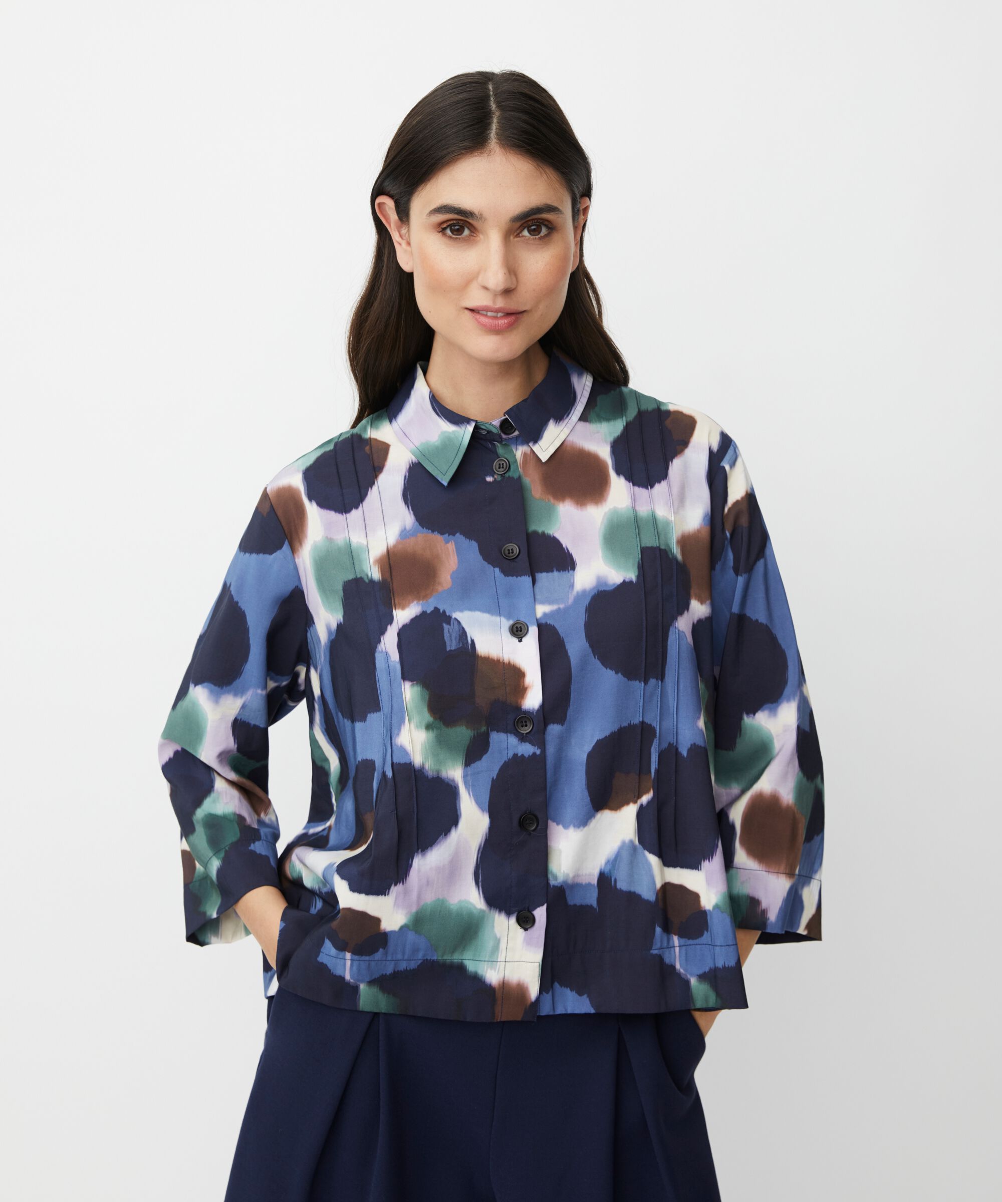 Ibilisan Skjorta, Navy Blazer