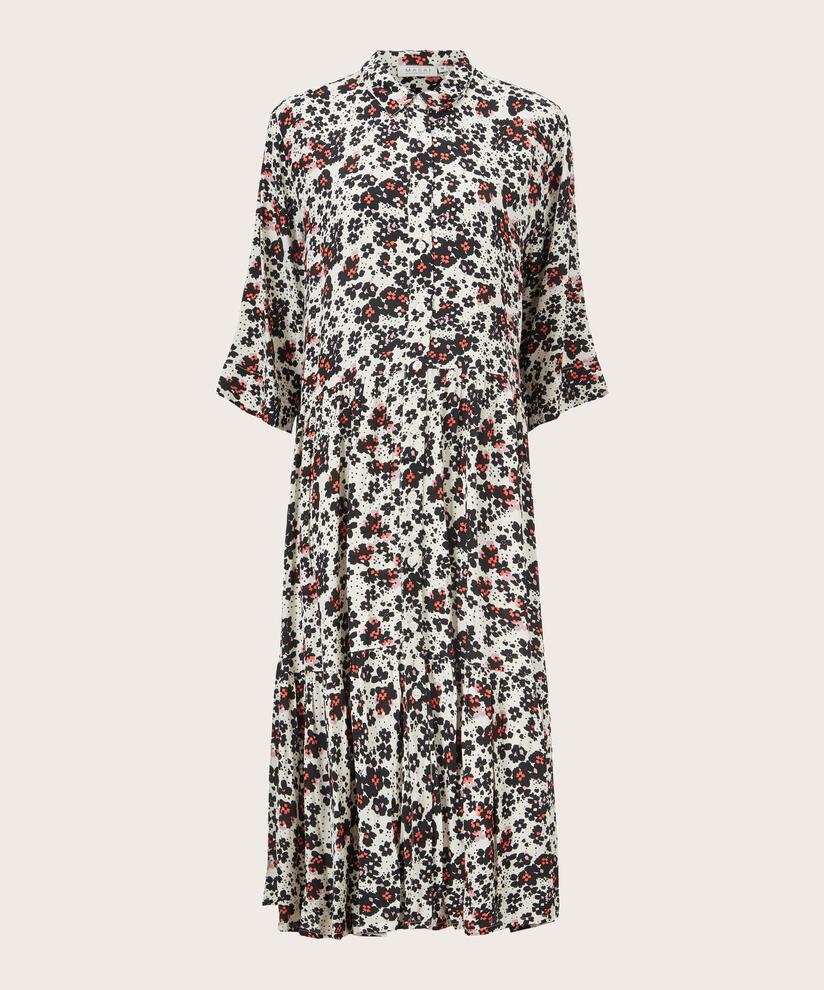 NYDILLA SKJORTKLÄNNING, Spiced Coral
