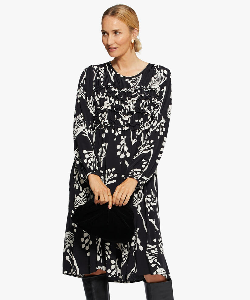 NITANA KLÄNNING, Black