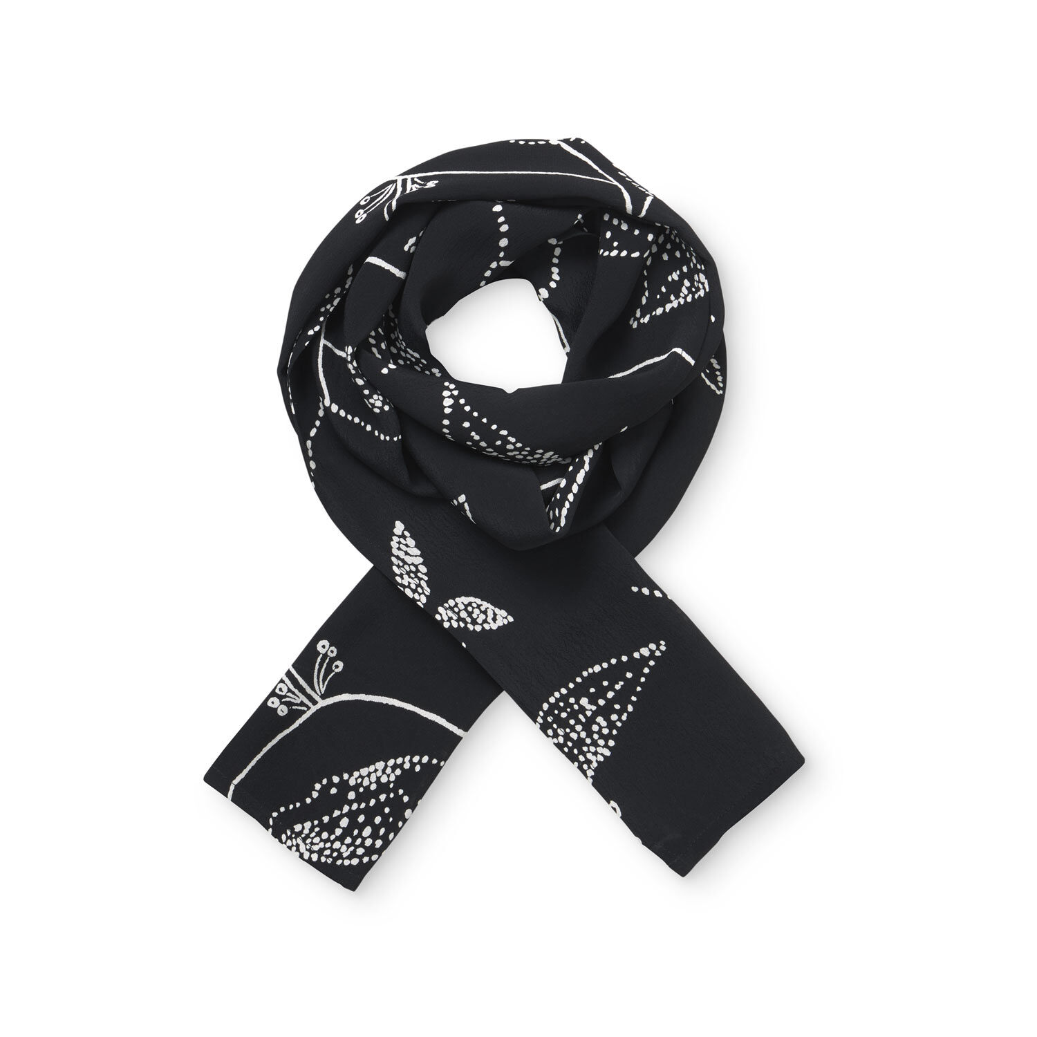 ALONG SCARF, Black