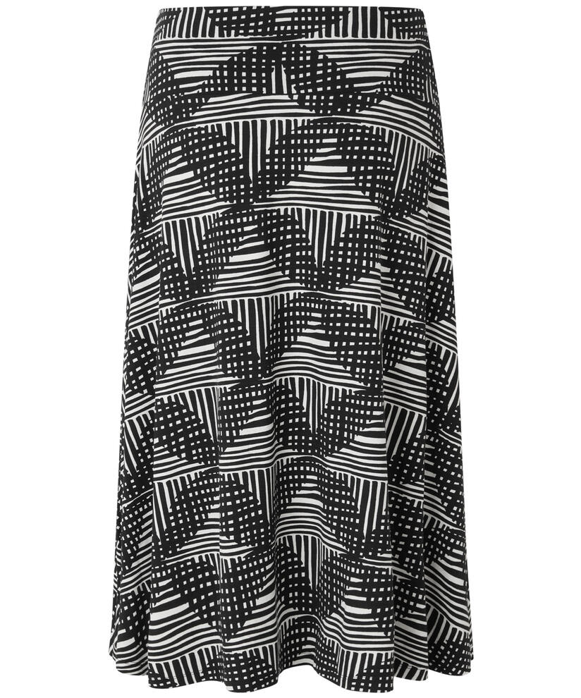 SABA JERSEY KJOL, Black