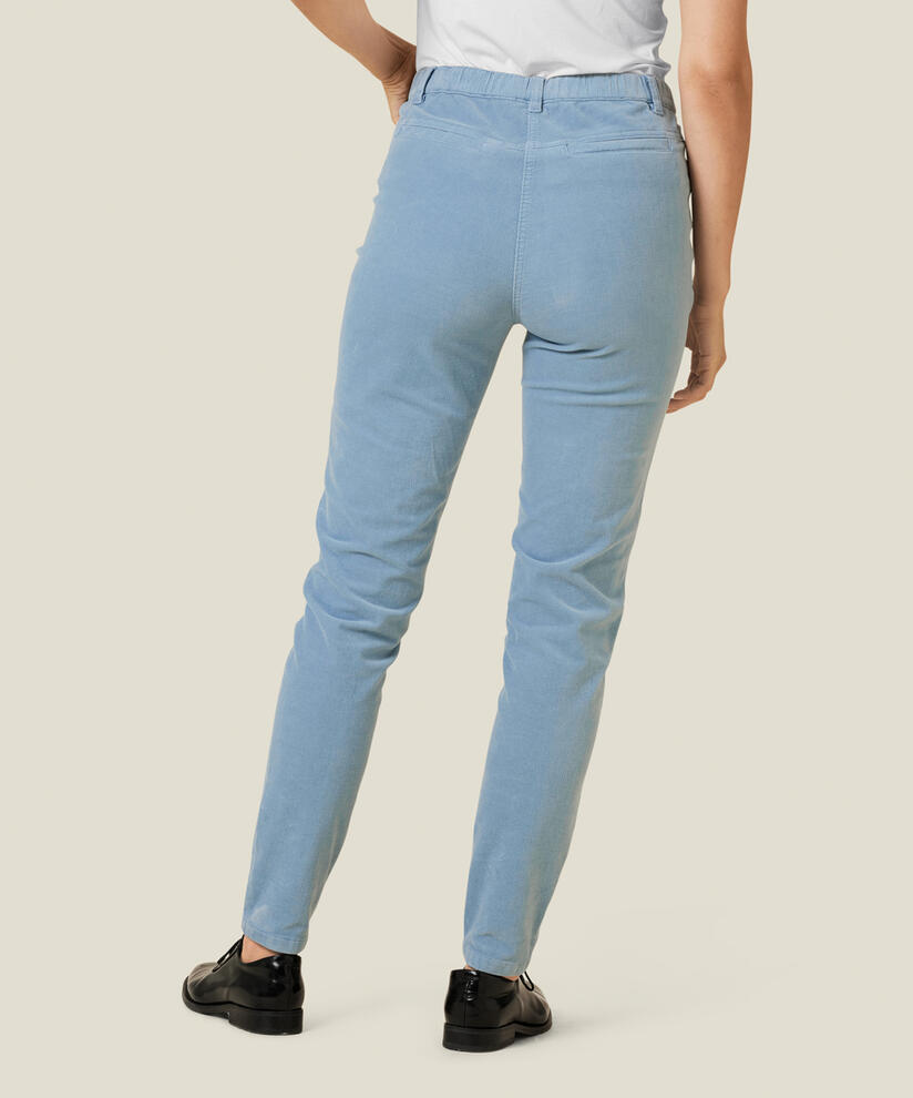 Penny Long Bukser, Faded Denim, hi-res