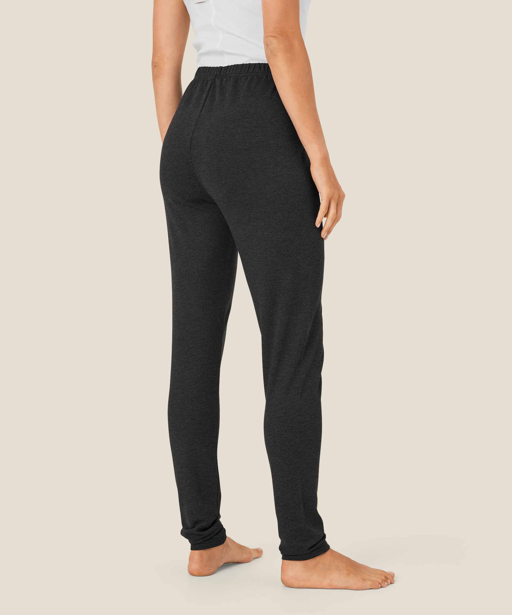 Pio JERSEY Leggings, D. Grey mel.