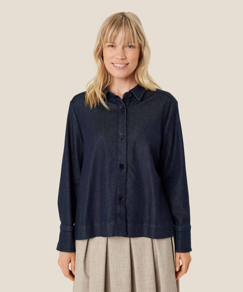 Iowa Jeansskjorta, Dark Denim