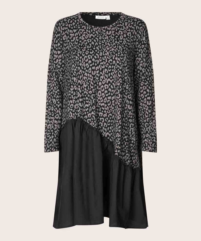 Nellina JERSEY Klänning, Steel Grey