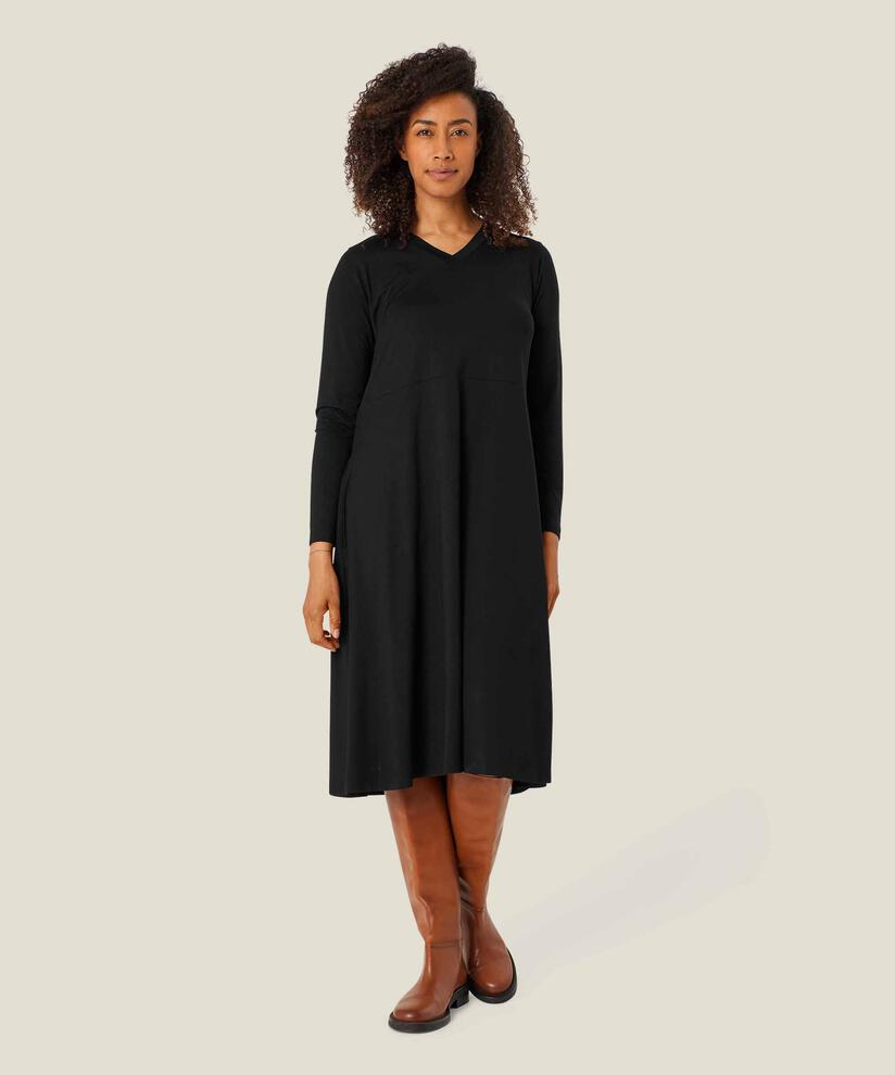 Natsuko JERSEY Klänning, Black