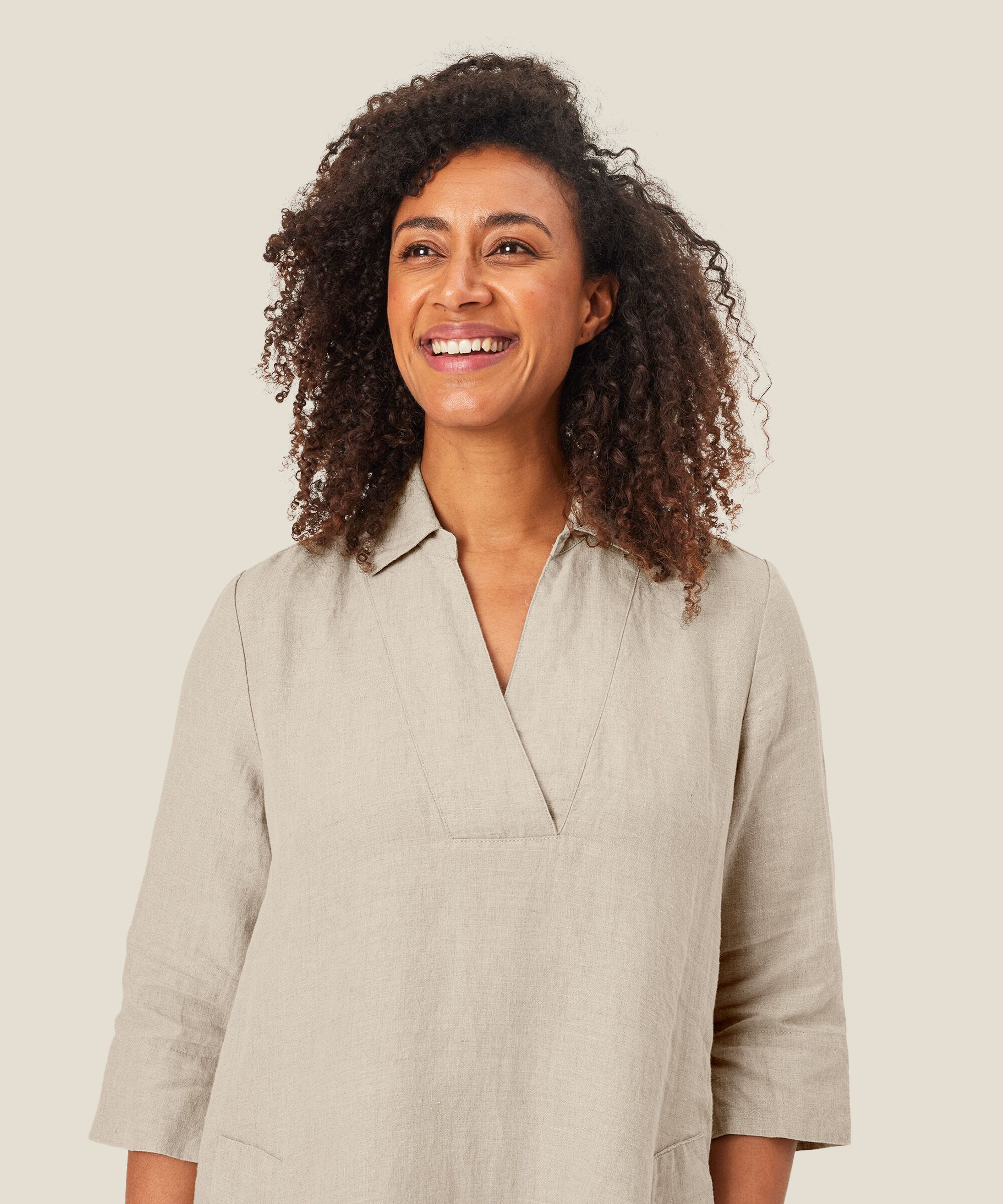 Nikeeta Klänning, Natural