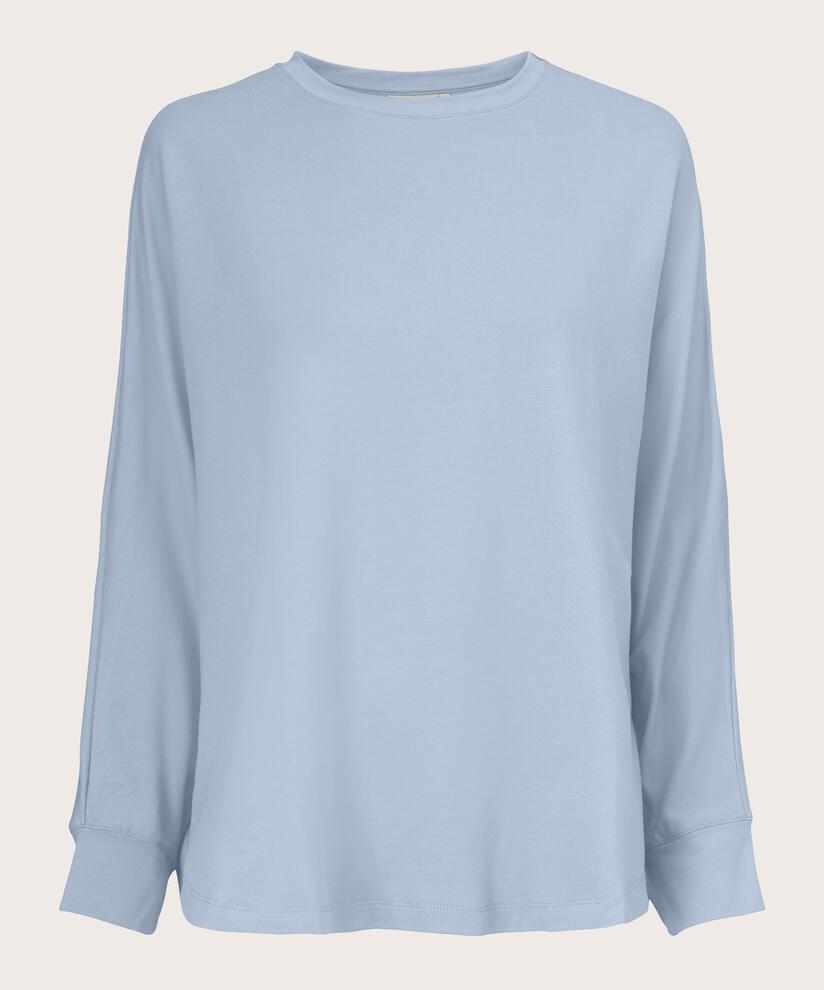 Dema Jersey Topp, Blue Fog