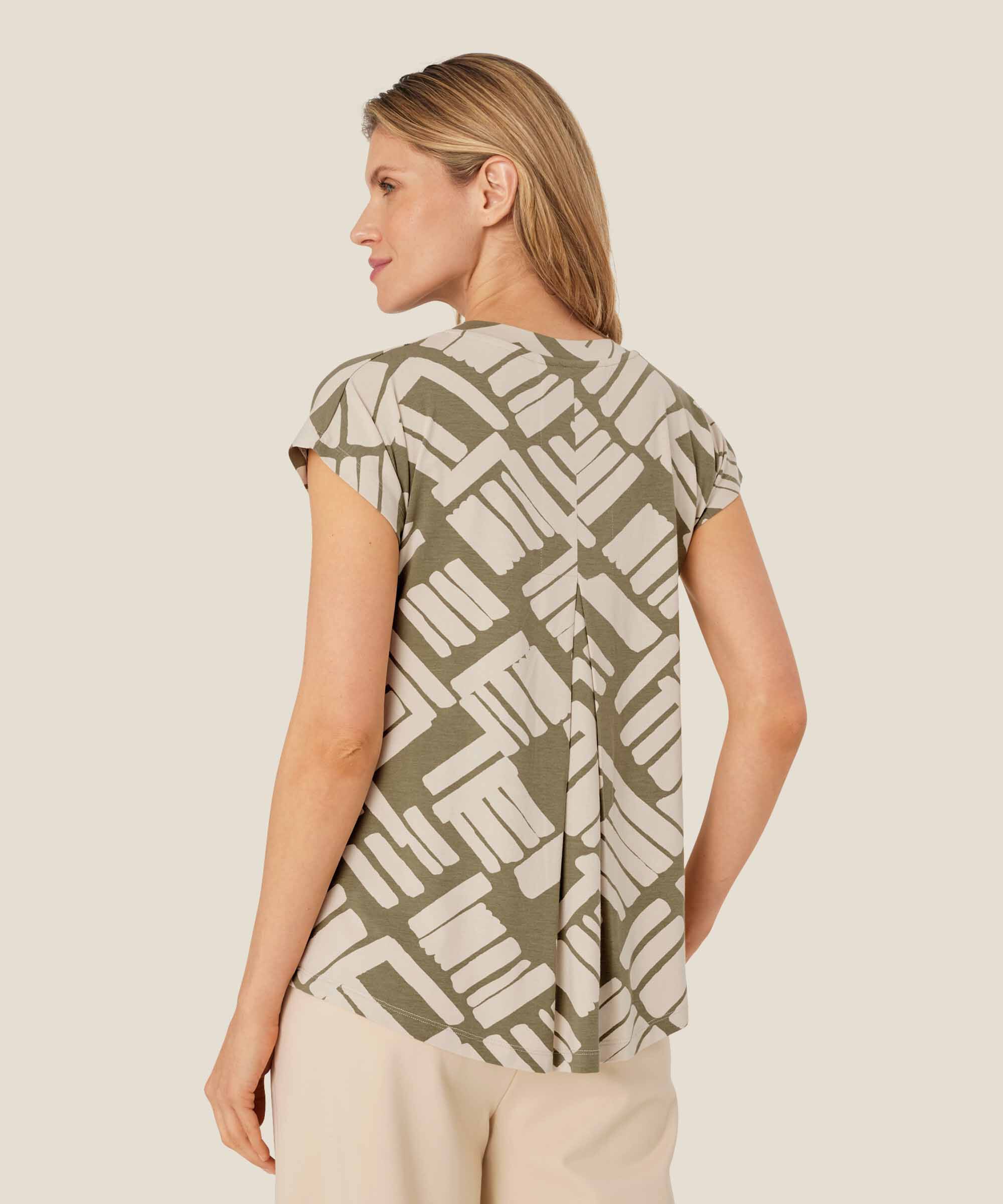 Efa JERSEY Topp, Dusky Green