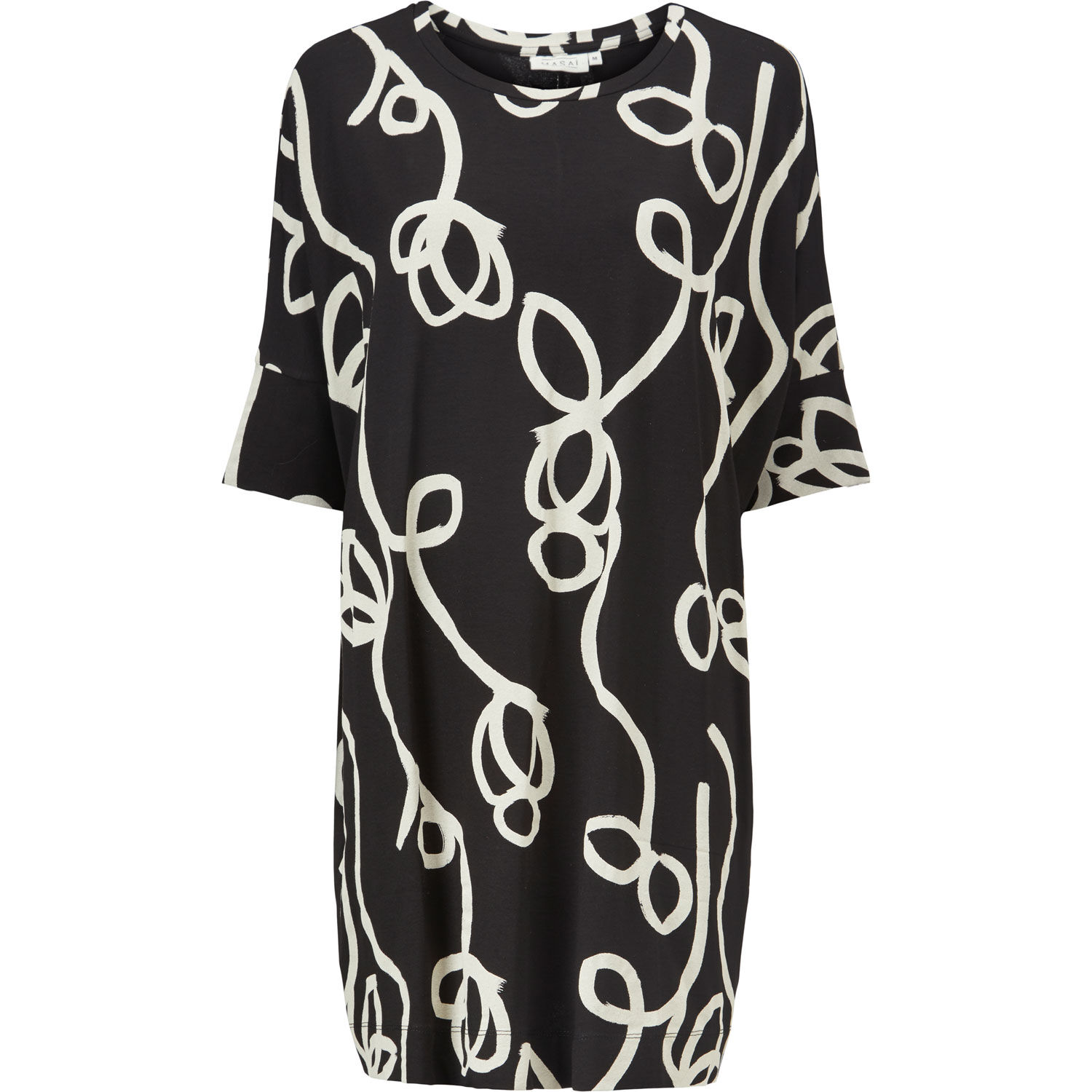 GABINA JERSEY TUNIKA, Black