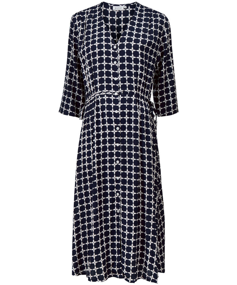 NINI SKJORTKLÄNNING, Navy