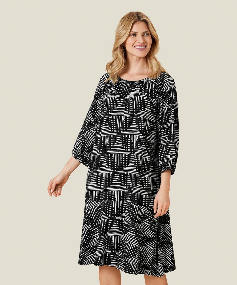 NYBELA JERSEY KLÄNNING, Black