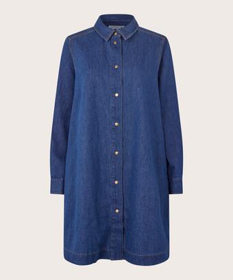 Ingelena Denim Skjorta , Dark Denim