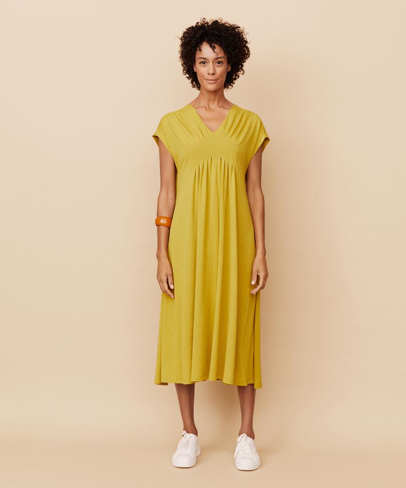 Oakana JERSEY Klänning, Burnish Gold