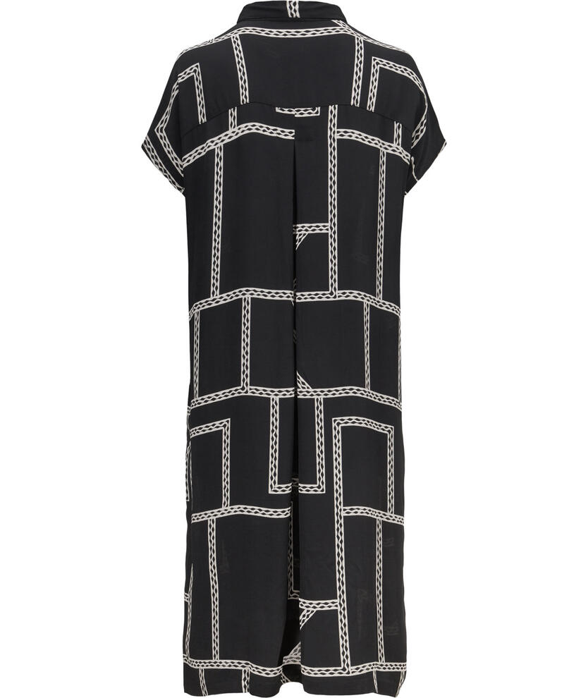 NELLA SKJORTKLÄNNING, Black