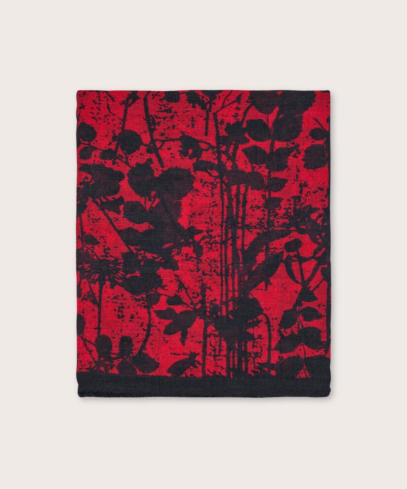 Aralura Scarf, Scarlet Sage