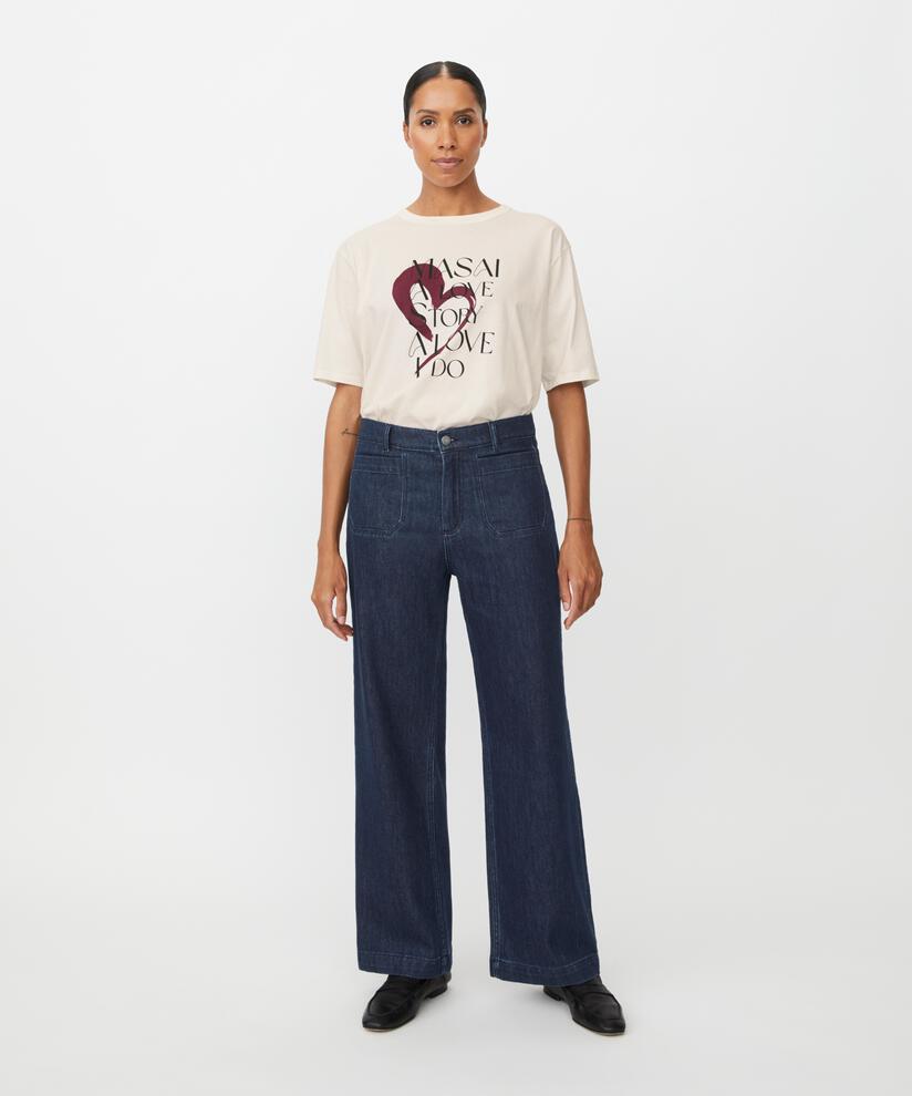 Partenope Jeans Byxor, Dark Denim