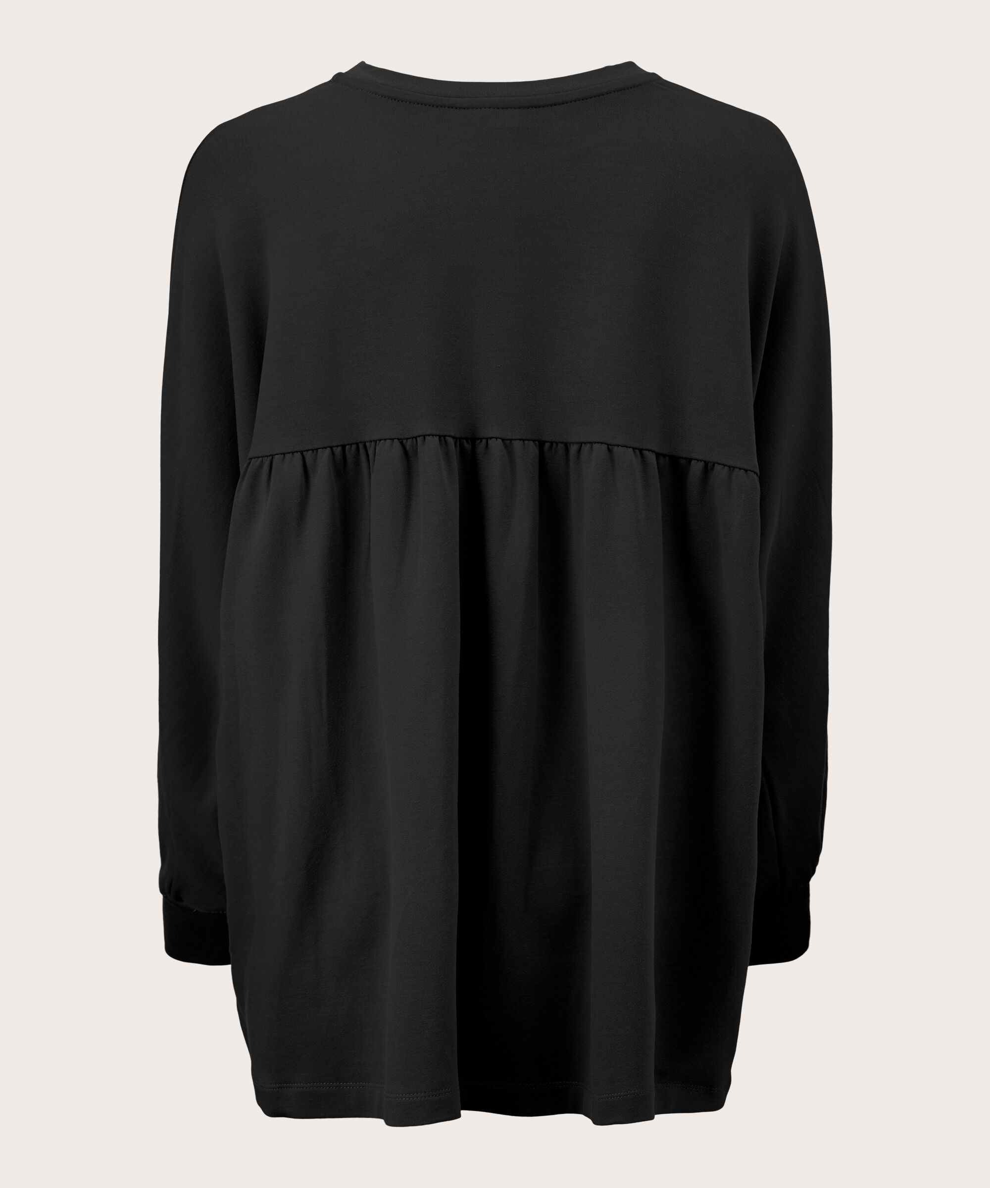 Dema Jersey Topp, Black