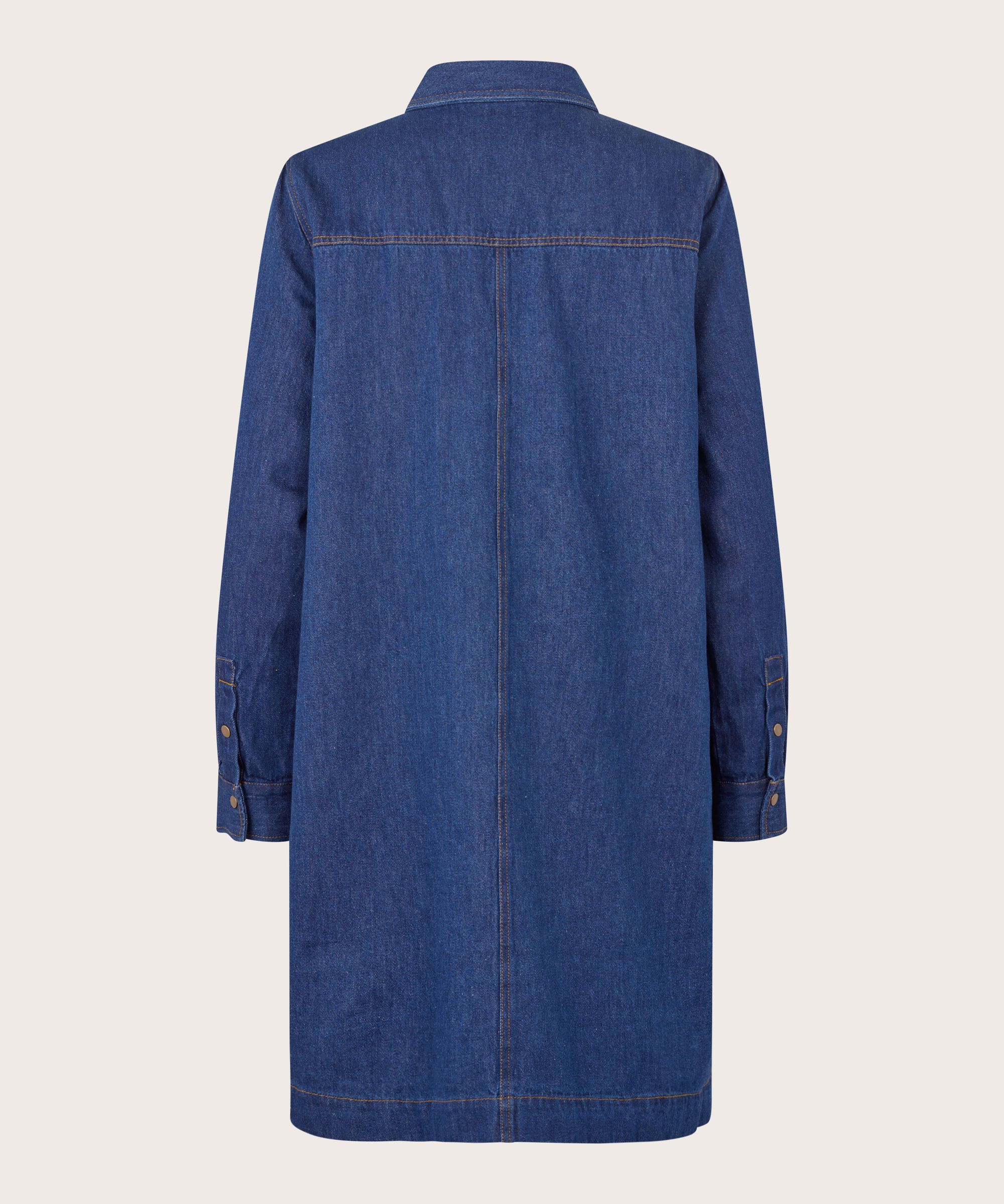 Ingelena Denim Skjorta , Dark Denim