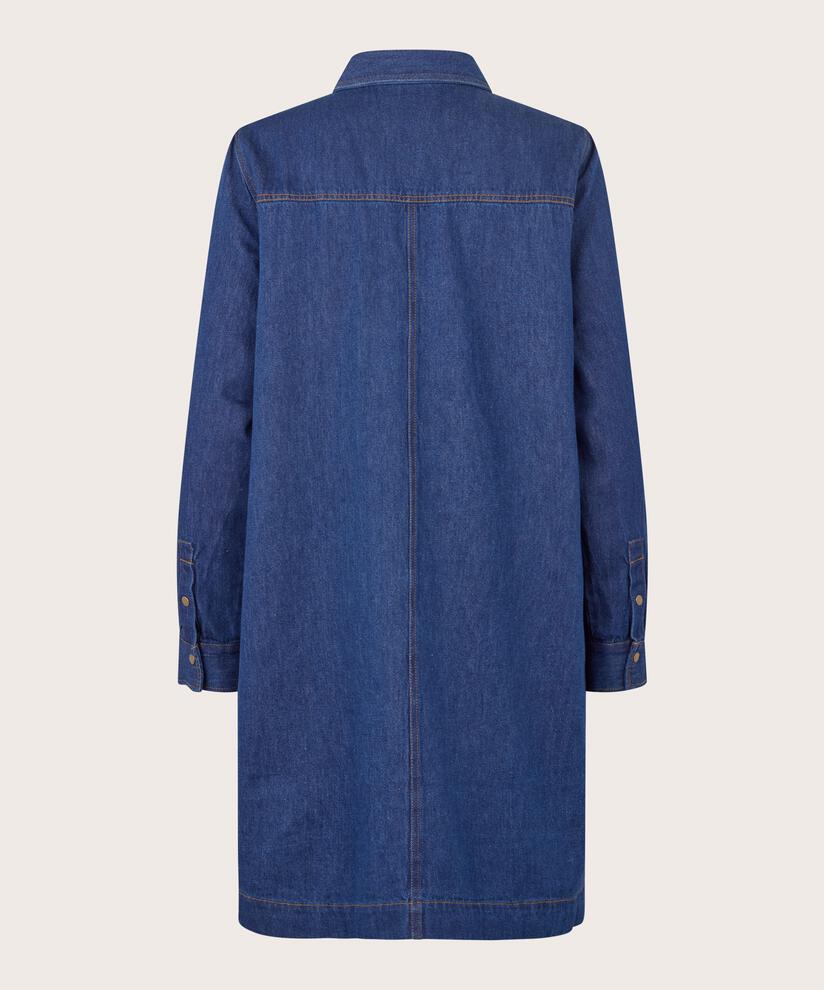 Ingelena Denim Skjorta , Dark Denim