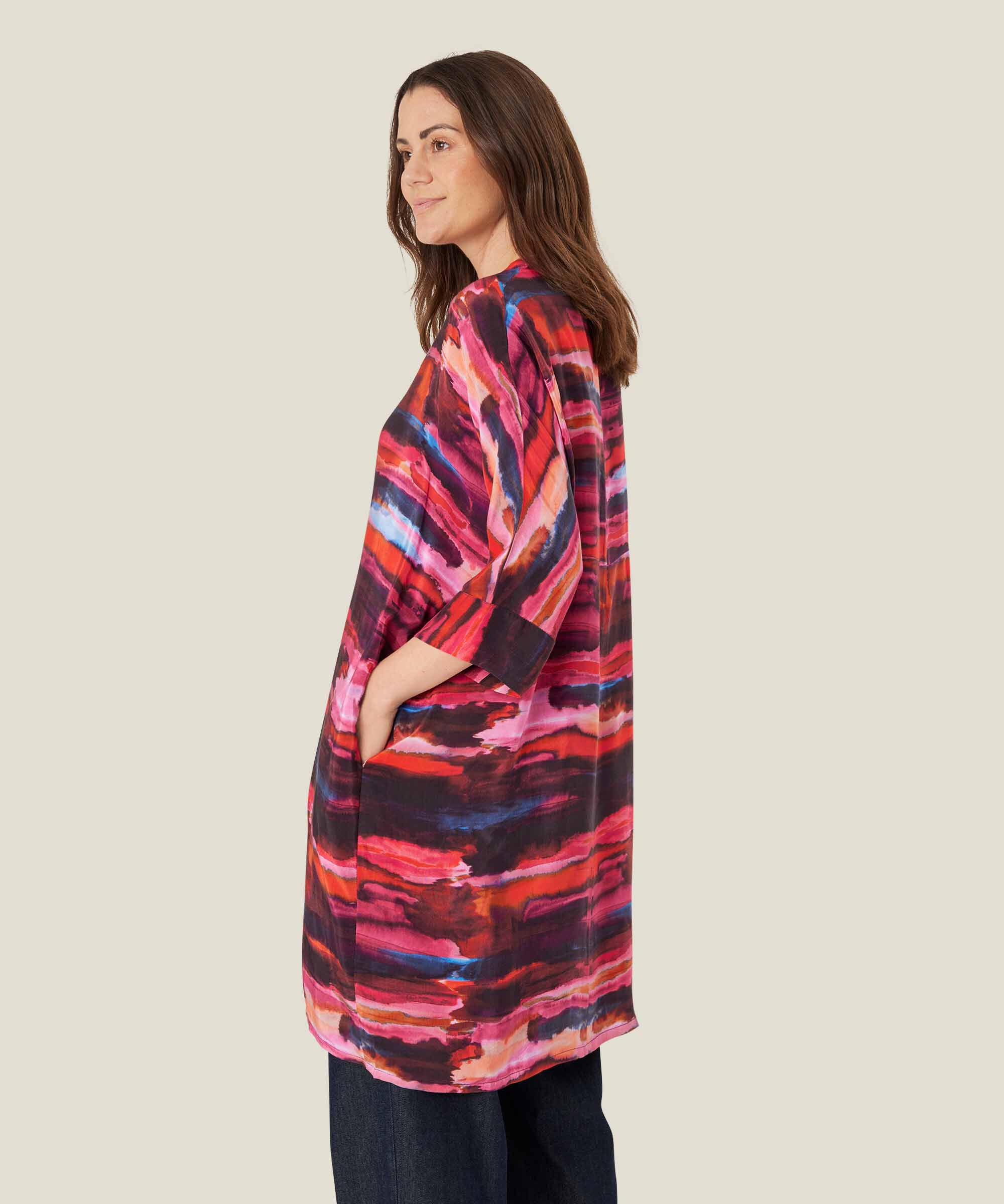 Iosetta Skjortklänning, Sun Tomato