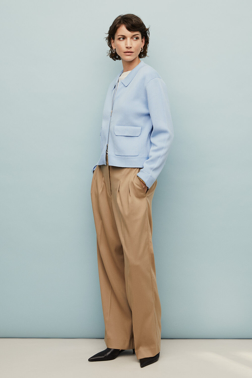 Lygana Kofta - Placid Blue, Renitha &Ouml;hrh&auml;ngen - Silver, Padvati Byxor - Petrified Oak