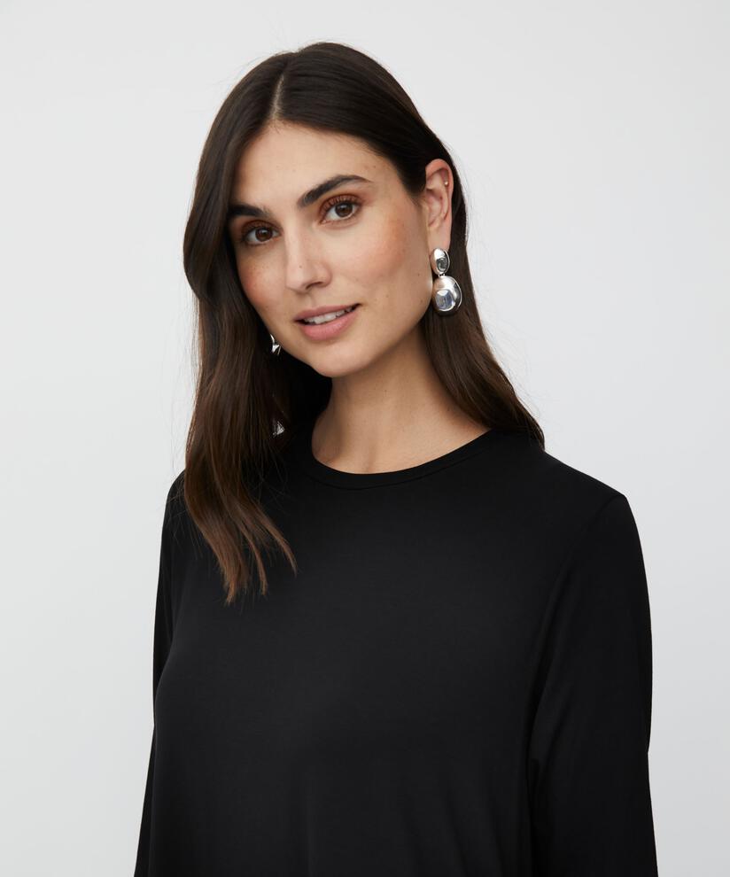 Nessalia JERSEY Klänning, Black