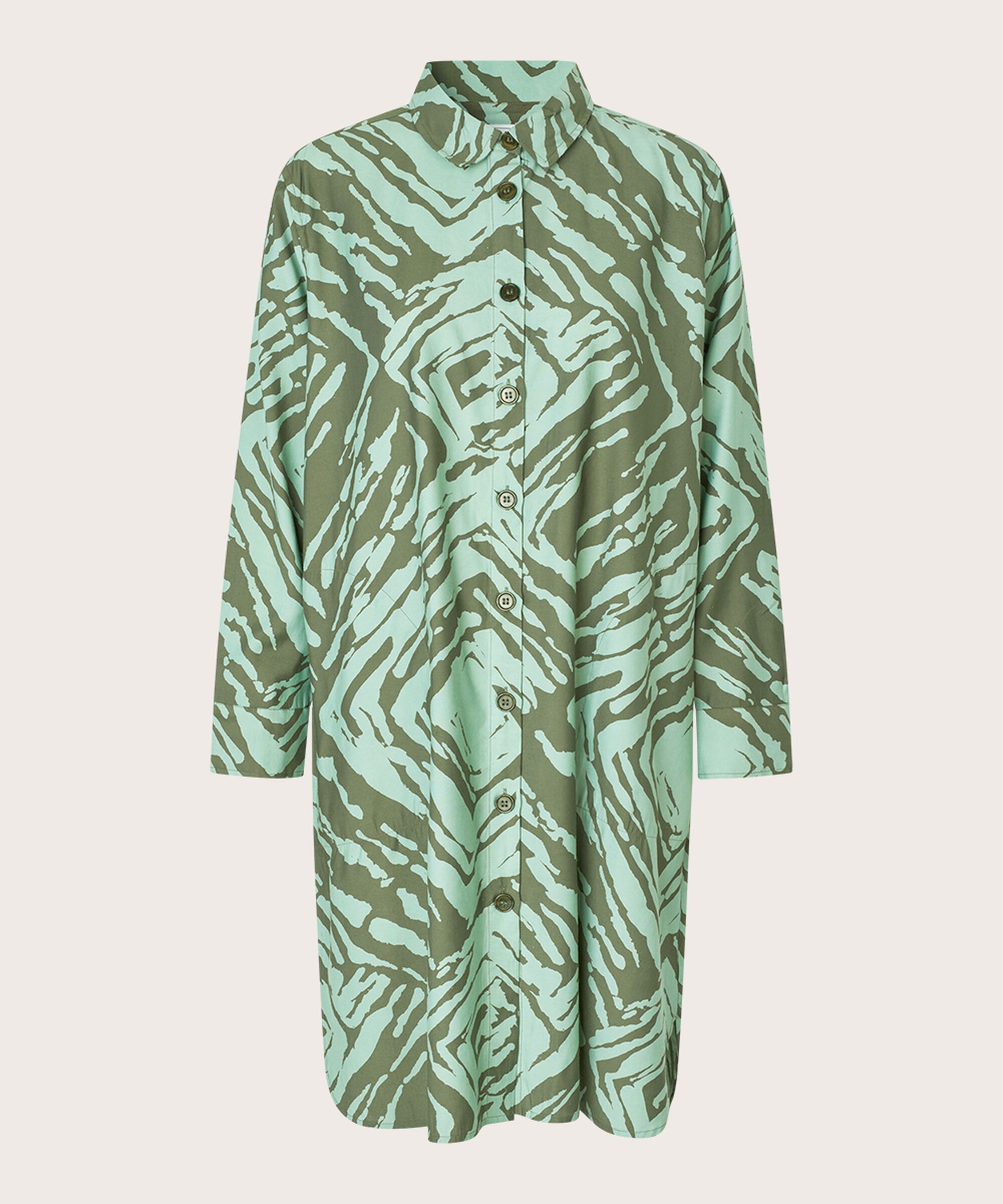 Ninel Skjortklänning, D. Lichen Green