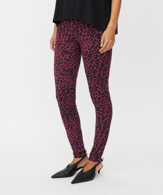 Pio JERSEY Leggings, Tawny Port