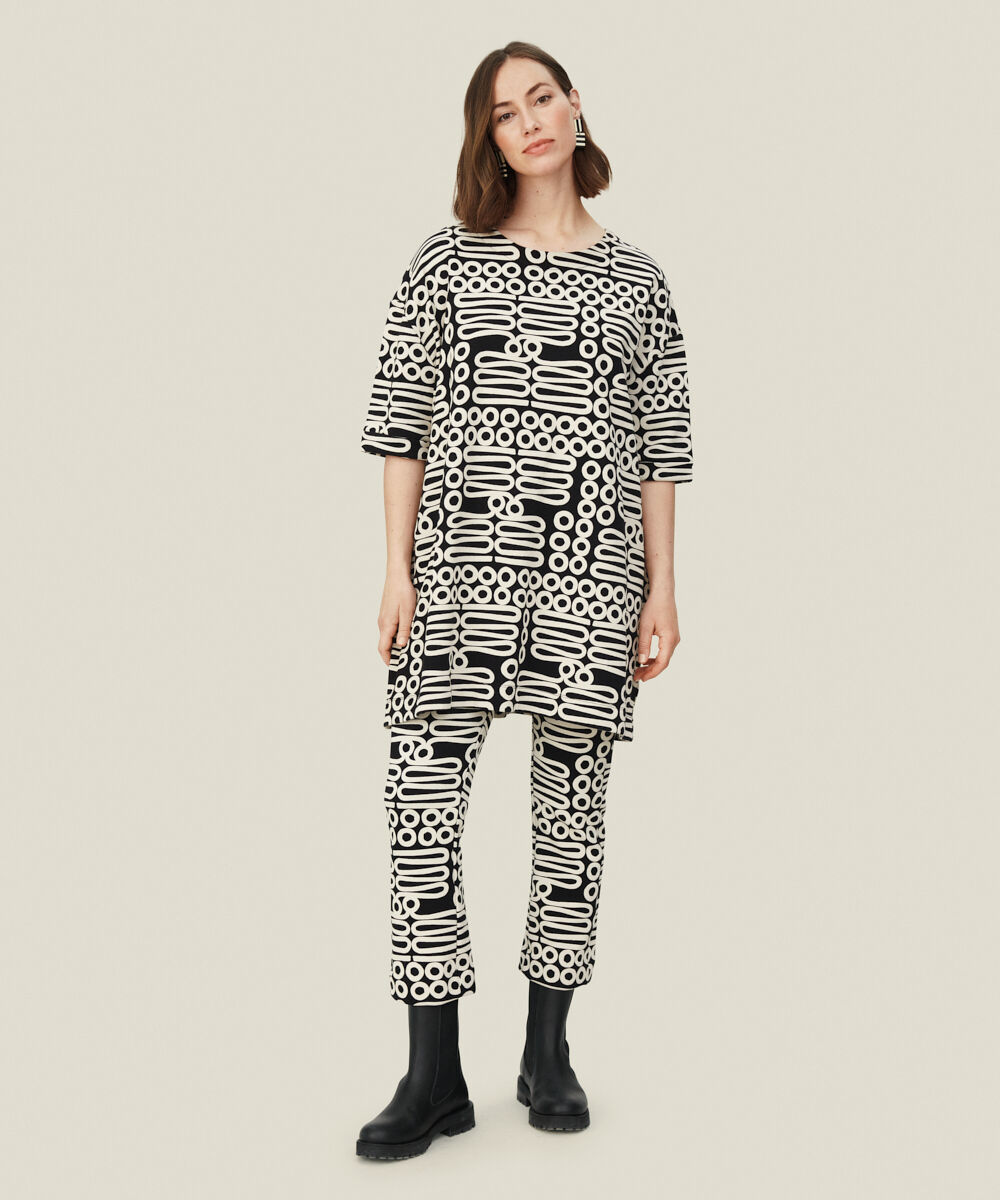 GASLA JERSEY TUNIKA, Black