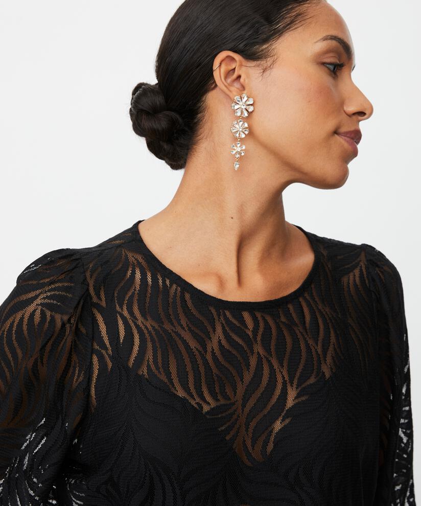 Davlira JERSEY Topp, Black