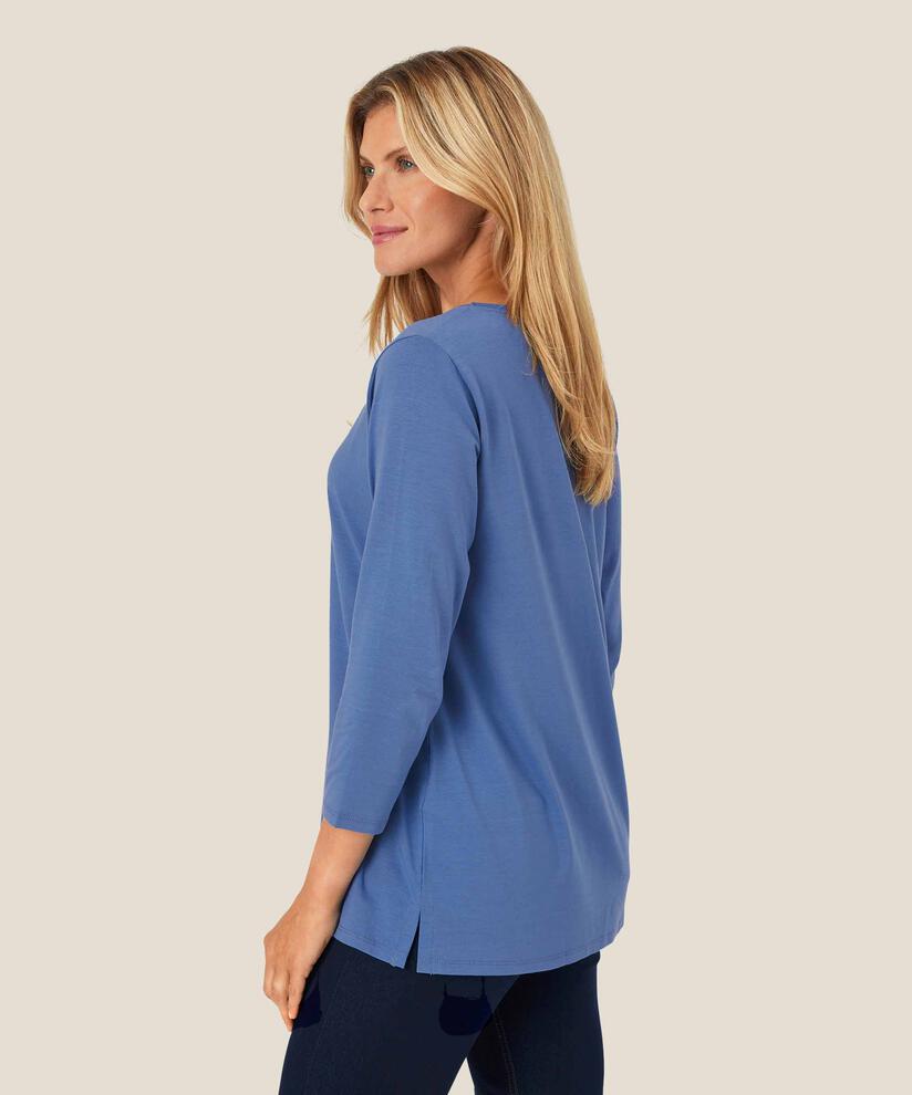 Cecille JERSEY Topp, Federal Blue