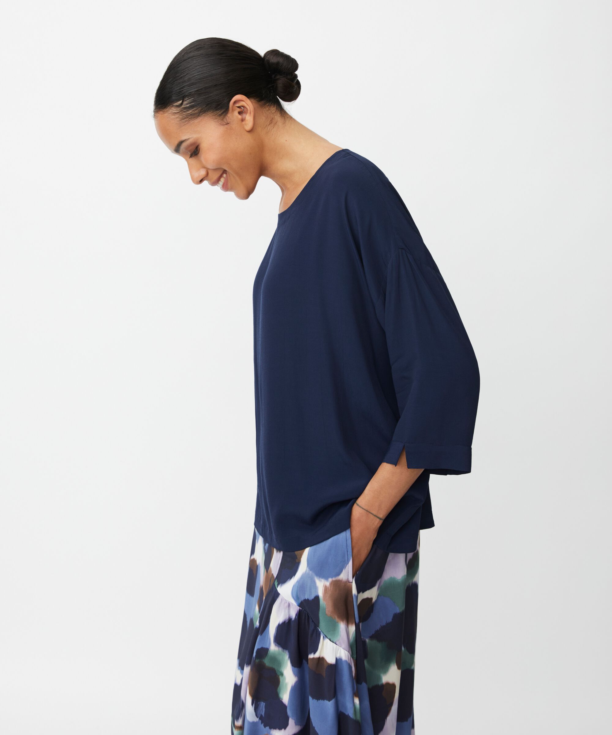 Becca Topp, Navy Blazer