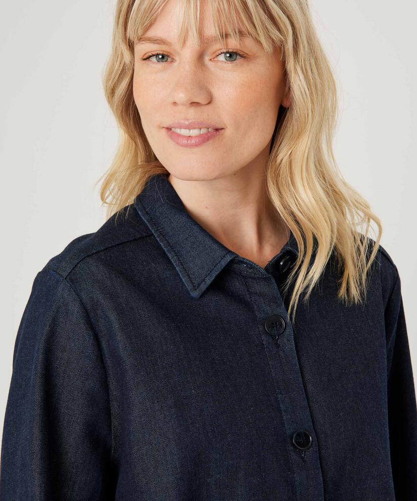 Iowa Jeansskjorta, Dark Denim