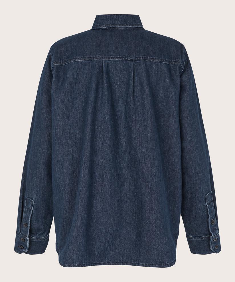 Ishana Denim Skjorta, Dark Denim