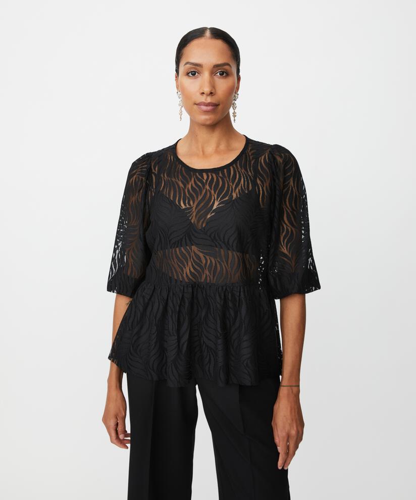 Davlira JERSEY Topp, Black