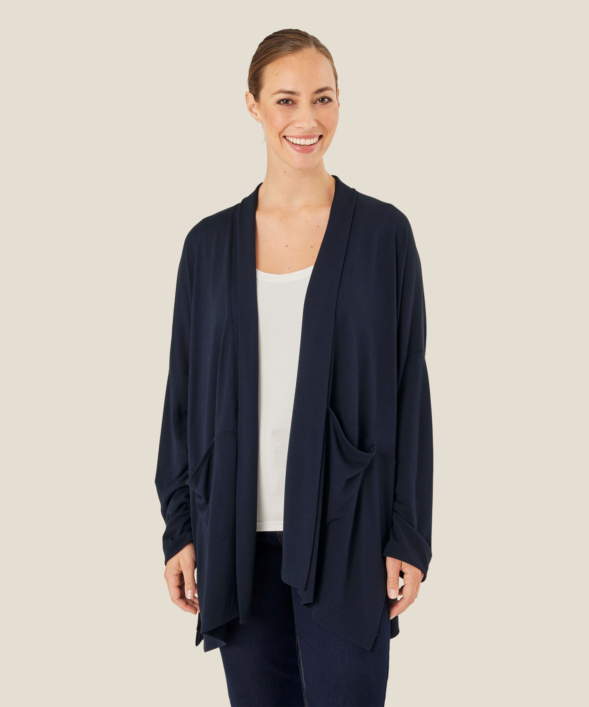Joette JERSEY Kofta, Navy