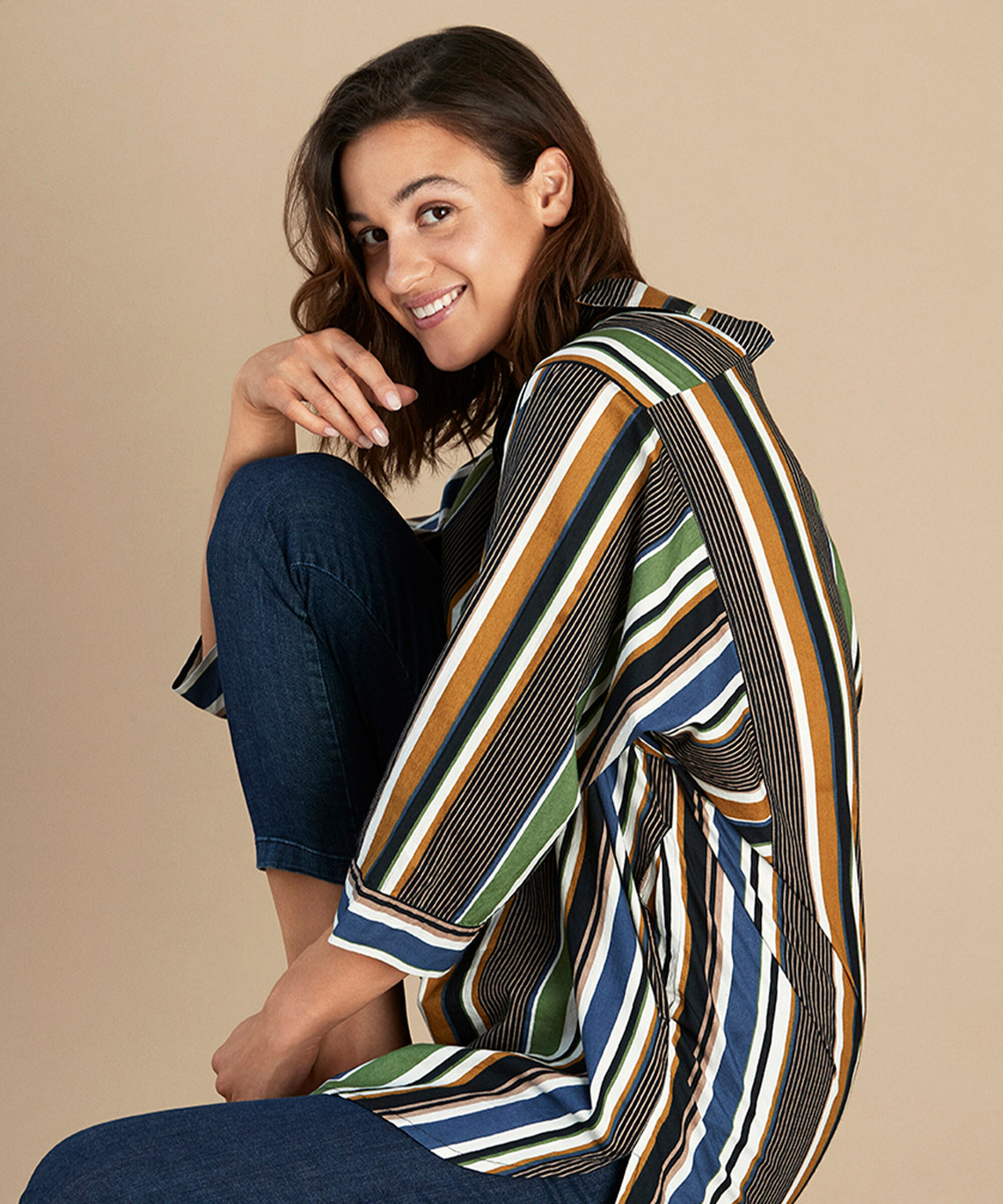 INDIRA SKJORTA, Garden Green