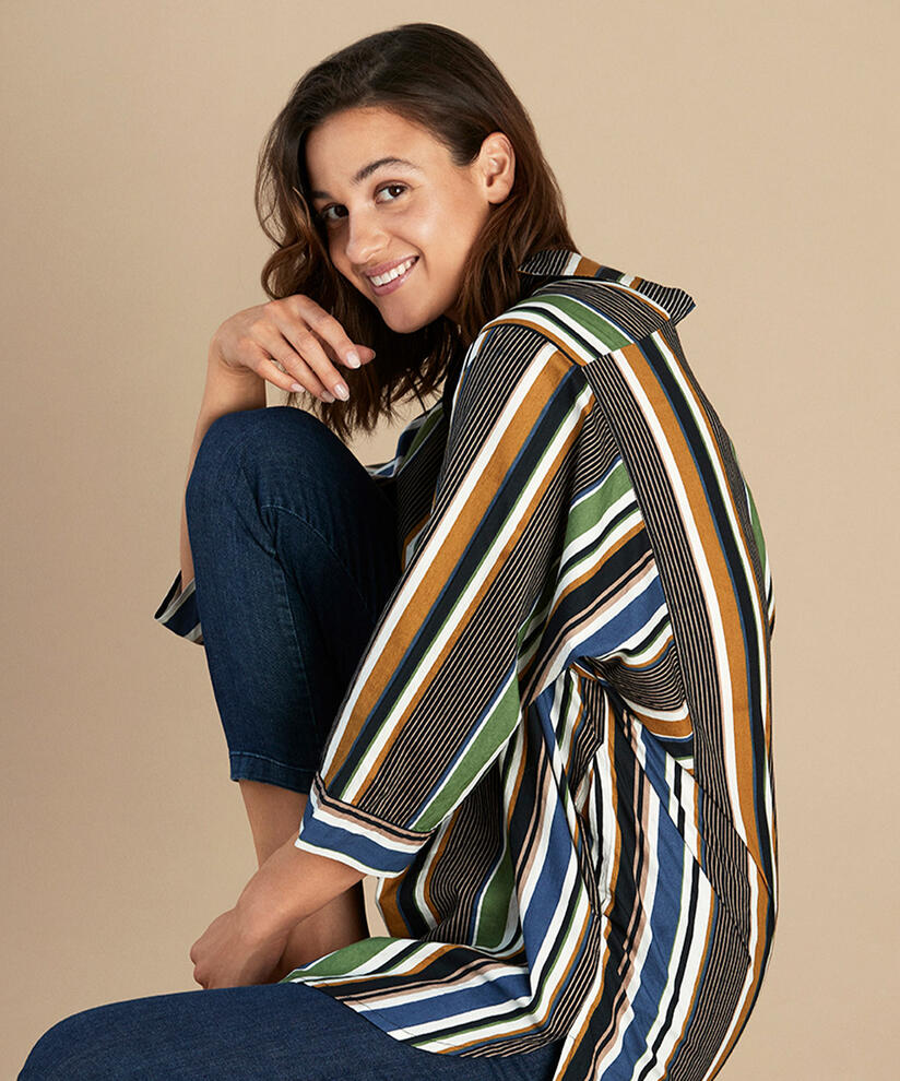 INDIRA SKJORTA, Garden Green