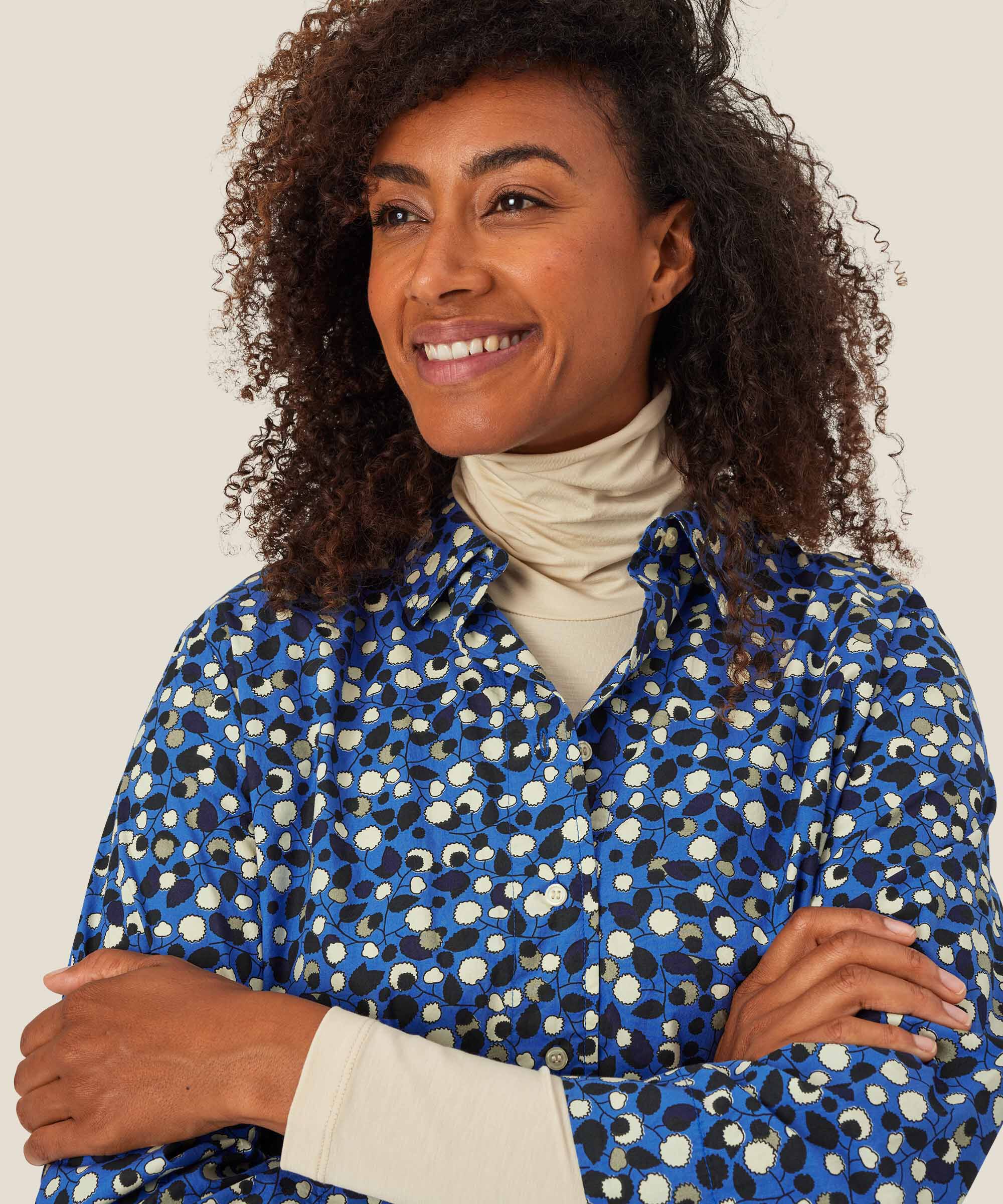 Iduki Skjorta, Federal Blue