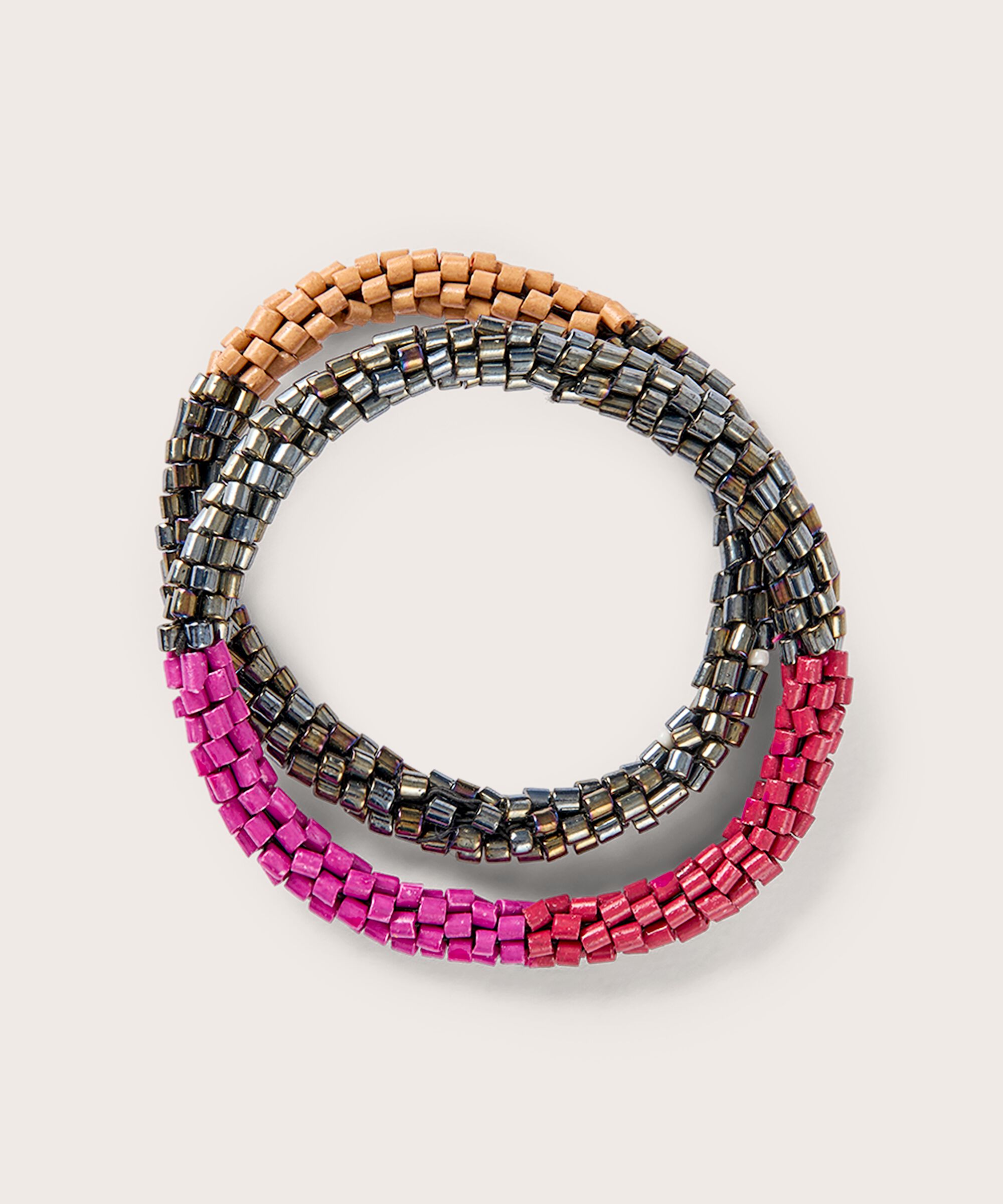 Ried Armband, Fuchsia Red