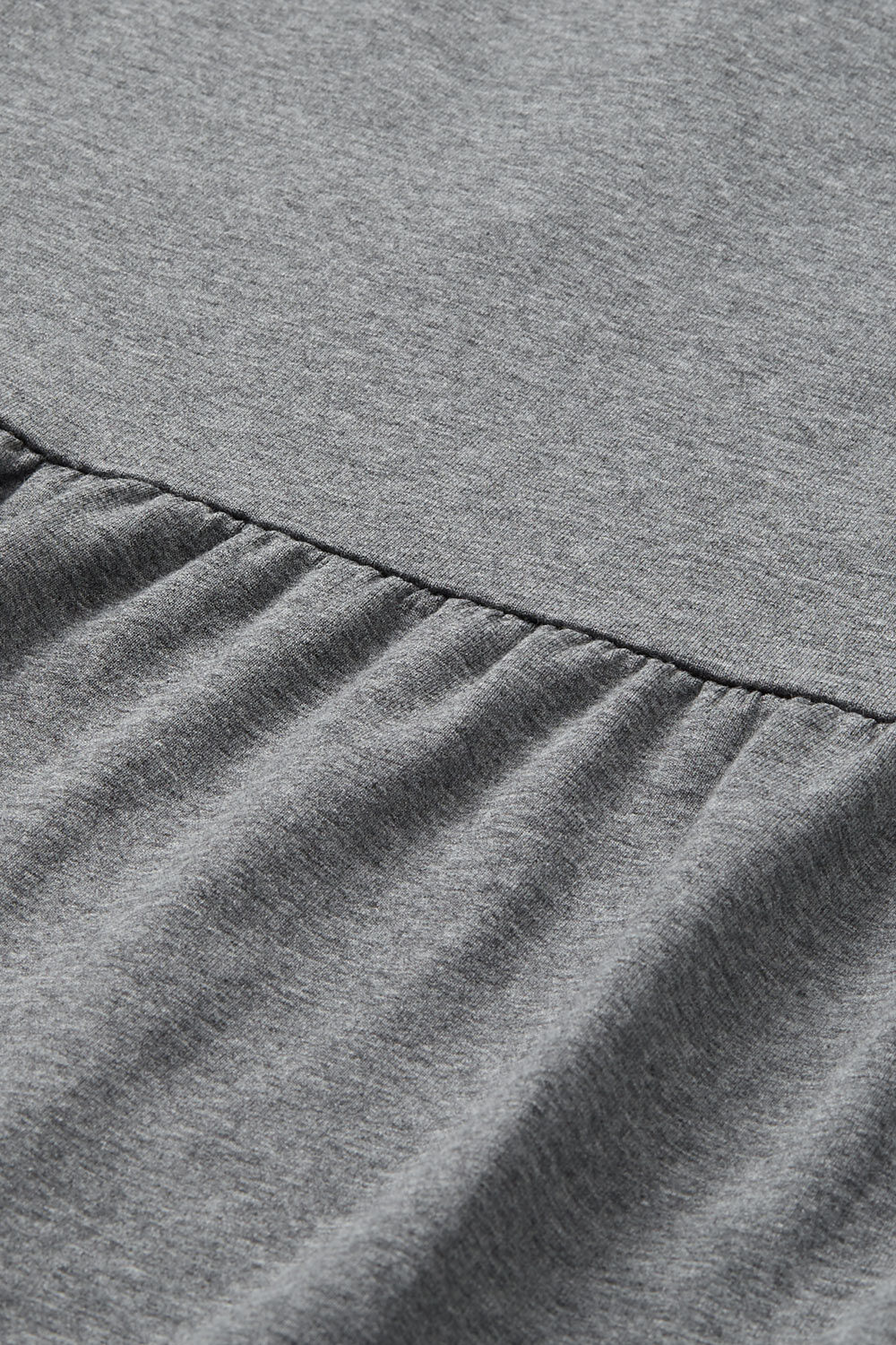 DEMA JERSEY TOPP, M. Grey mel.